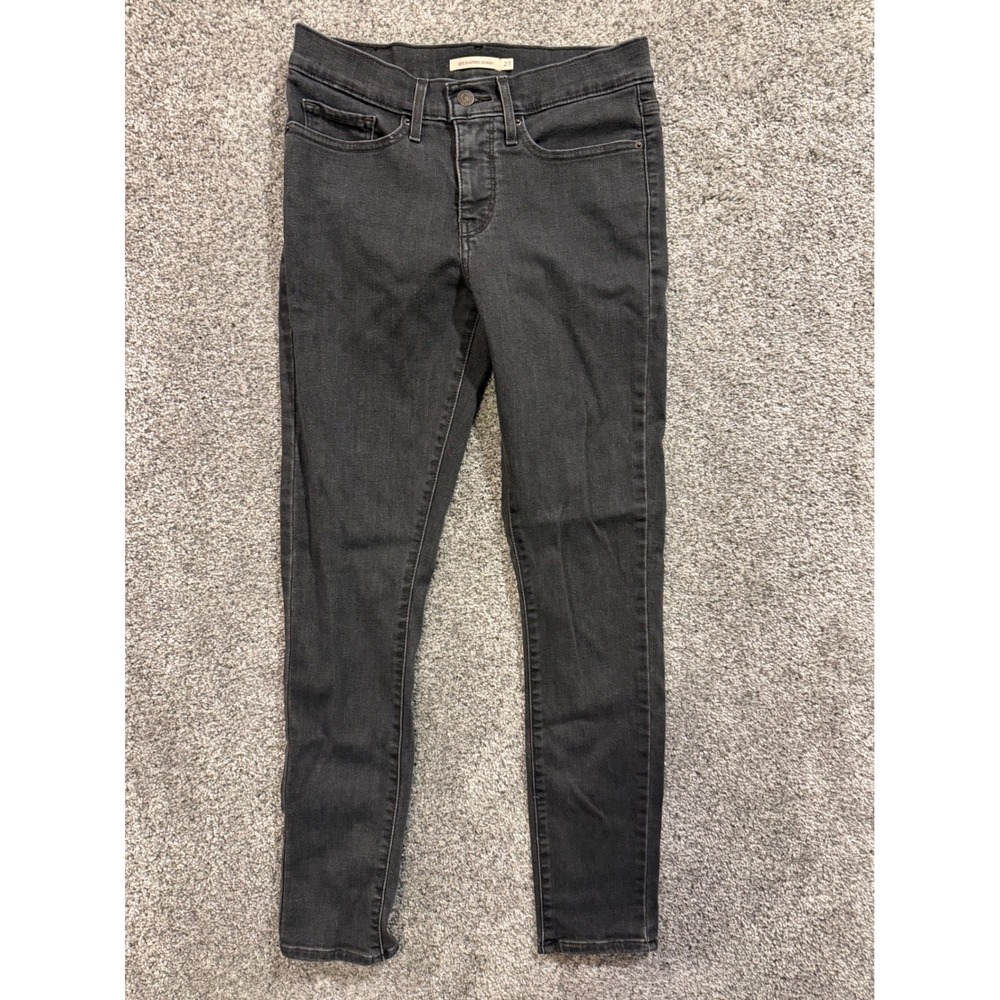 Levis‎ 311 Jeans Womens 27 Black Shaping Skinny Dark Wash Denim